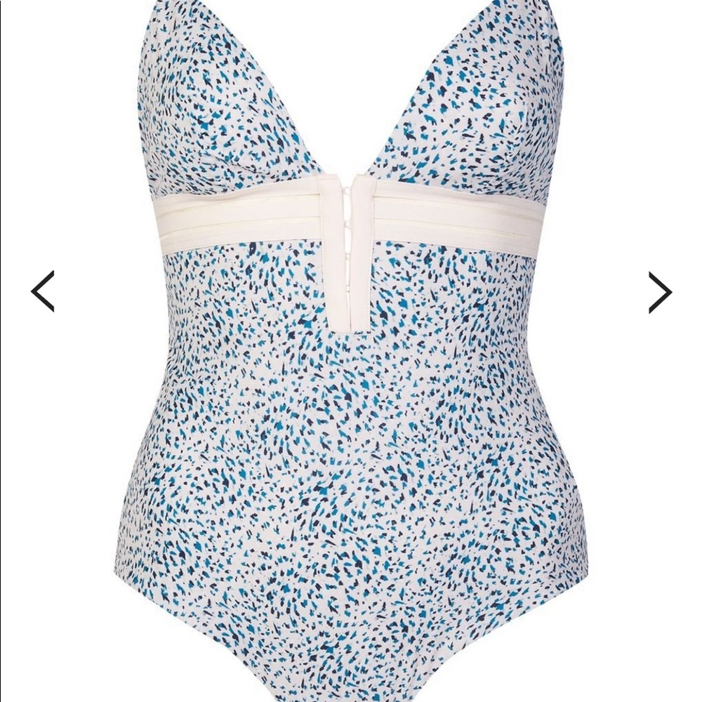 {TOPSHOP} Patterned Elastic Body Suit Base Layer - Picture 2 of 3